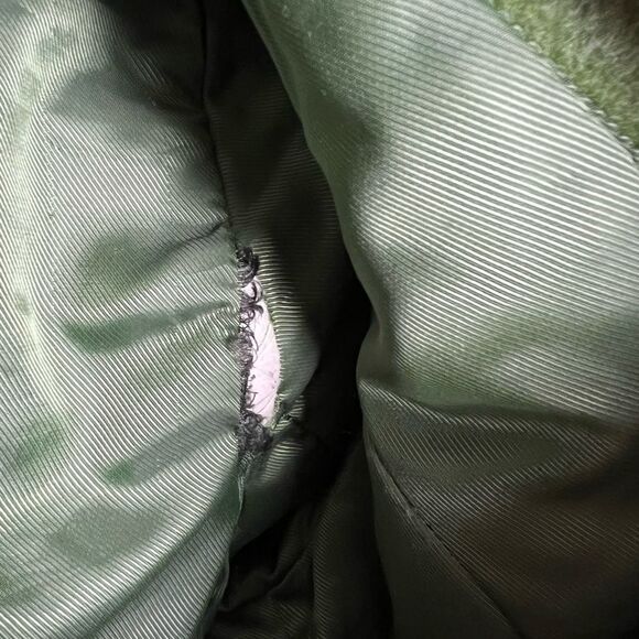 CLEARANCE! Green L.L. Bean Wool Blend Hooded Coat Size XS VGUC - Picture 5 of 6